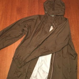 L.L. Bean Dark Green Rain Jacket